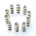 Blue Elf 10 Pack BNC Male Jack to BNC Male Coupler Adapters with free Cable Organizer