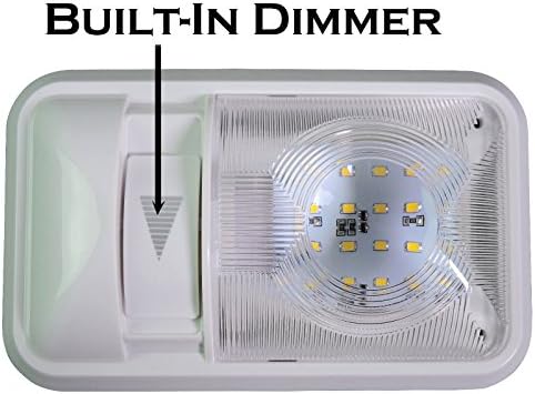RV Interior Led Ceiling Light Boat Camper Trailer Single Dome 12v 280LM Dimmer