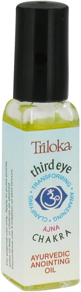 Third Eye Chakra - Triloka Anointing/Perfume Oil - 1/4 Ounce
