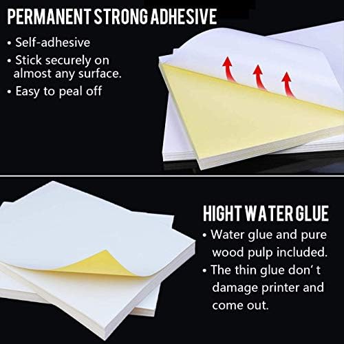 thin sticker paper for printer