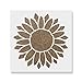 Sunflower Stencil - Sunflower, Flower Stencils, Nature Stencil, Stencil for Painting, Small Stencil