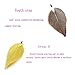 ZSE Jewelry Leaf Earring Vintage Golden Bohemian Pure Natural Leaf Charm Drop Earrings for Women