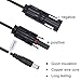 CHAFON Solar Panel Connectors Compatible with MC4 Adapter to DC 5.5mm x 2.1mm Port Cable for Portable Backup Power Station Rechargeable Battery Pack Solar Generators