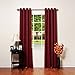 Best Home Fashion Thermal Insulated Blackout Curtains - Antique Bronze Grommet Top - Burgundy - 52