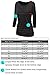 Lyxinpf Women's Casual 3/4 Sleeve Dolman Drape Tops Boat Neck Loose Fit Tunic T-Shirts