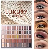 UCANBE 60 Colors Naked Eyeshadow Palette, Warm Neutral Nudes Makeup Pallet, Natural Matte Glitter Shimmer Smokey Eye Shadows Halloween Cosmetic Gift Kit