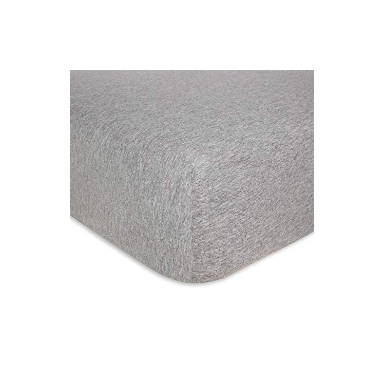 Burt’s Bees Baby – Fitted Crib Sheet, Solid Color, 100% Organic Cotton Crib Sheet for Standard Crib and Toddler…