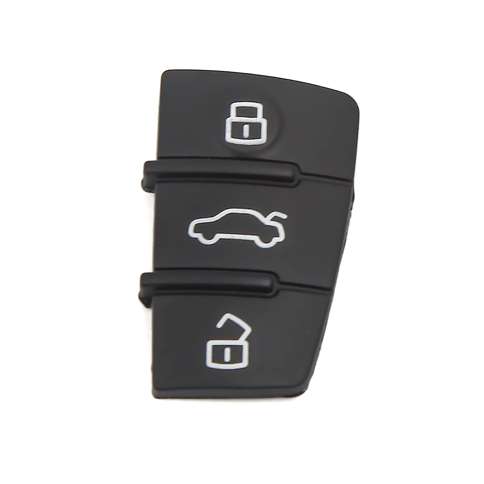 sourcing map Car Key Remote Control Pad 3 Button Insert Rubber Pad Keypad for A4