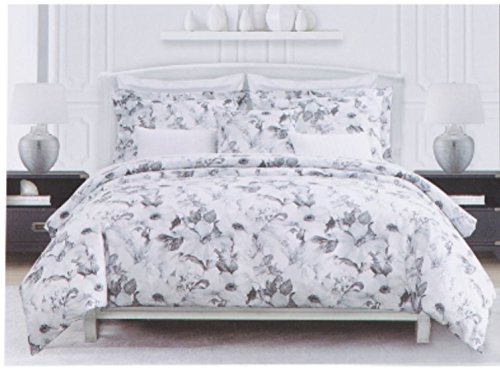 Tahari Home King Duvet Cover Set 3 Piece Luxury Cotton Sateen