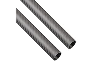 FANCYWING 420mm (16.5 inches) 14mm x 16mm x 420mm Carbon Fiber Tubes Matte Surface 3K Roll Wrapped 100% Pure for Quadcopter Multicopter (2PCS) …