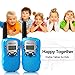 ALANGDUO Walkie Talkie for Kids, 22 Channel LCD Display Mini Kids Walkie Talkies 2 Way Radio Toys for Kids Children, 2Pack (Blue)