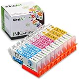 Kingjet Compatible Ink Cartridge Replacement for CLI-251XL Work with PIXMA MX922 IP8720 MG5420 MG5422 MG5520 MG5522 MG5622 MG6620 MG7520 MX6320 IX6820 IP7220 Printers, 9Pack(3C 3M 3Y)