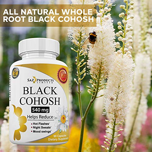 Whole Root Black Cohosh Menopause Complex Relieves Hot Flashes Night