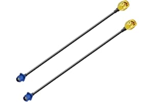 POBADY 2PCS Fakra C Male to SMA Male GPS Antenna Cable RG174 Antenna Extension Cable 15CM/6 Inch Car GPS Antenna Navigation Module GPS Tracking DVR