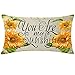 NIDITW Nice Gift Rustic Farmhouse Countryside Sunflower You are My Sunshine Cotton Linen Lumbar Throw Pillow Case Cover Home Chair Couch Outdoor Decor Oblong 12x20 Inches (Sunshine)