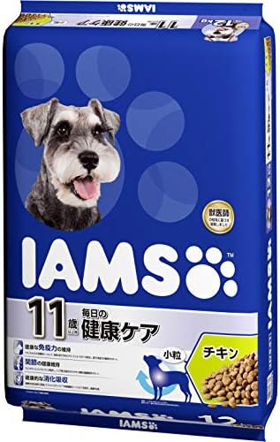 アイムス Iams ドッグフード 11歳以上用 毎日の健康ケア 小粒 チキン シニア犬用 12kg アイムス Iams ペット用品 通販 Amazon