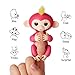 Fingerlings - Interactive Baby Monkey for Kid's Toy - Bella (Pink with Yellow Hair)