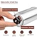 Coffee Grinder Manual, Stainless Steel Coffee Bean Grinder Ceramic Conical Burr Hand Crank Mill with Spoon AUKO