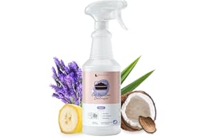 kin+kind Cat Pee & Odor Destroyer - Made in the USA - Floral Scented Spray - Natural Cleaner for Cat Litter, Stains Cleaner, 