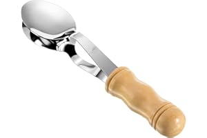 Hojffuue Musical Spoons Instrument with Wooden Handle Percussion Instrument with Wooden Handle Irish Percussion Instrument, S