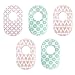 Little Haven Pink and Lilac Nursery Closet Organizer (Pack of 5)