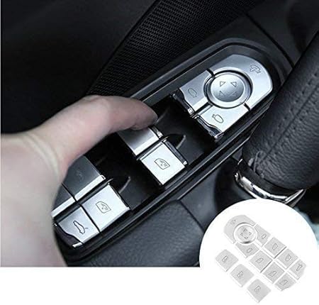 Amazon 内装 車 ドア ウィンドウ スイッチ ボタン トリムカバー 13ピース ポルシェ カイエン 11 17用 Bongzuo ドアトリム 車 バイク