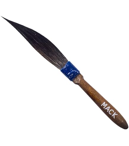 thumbnail image 2 of Mack 10-000 Pinstriping Brush – 3/16" Squirrel Hair Sword Striper – Perfect For Touchups 2 of 5