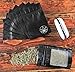 50 Odorless Smell Proof Mylar Resealable Bags | Bonus Heat Sealer | 4x6x2 Inches | by Elevated Developments