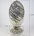 Islamic Table Decor Gift Egg Sculpture Statue Muslim Showpiece Home Decor Gifts Eid Ramadan Arabic Ayatul Kursi (7.5in Mother of Pearl)