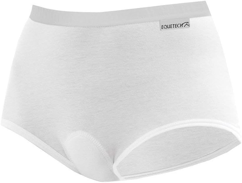 EquetechLadies Dressage Briefs WHITE XS-XL PRIMO Comfort Level (XS (UK 8-10))