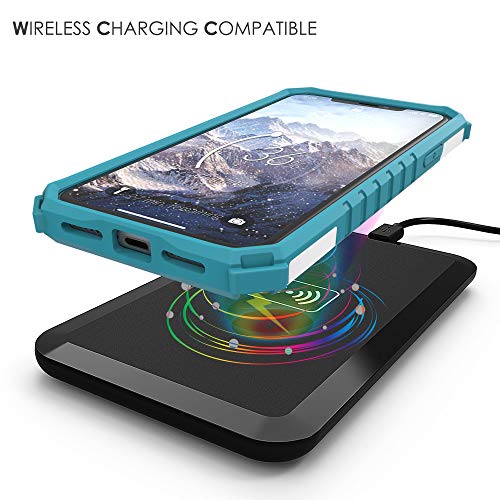 iPhone Xs Max (6.5") Case, TRISHIELD Rugged Cover with + [Belt Clip Holster] + [Built in Kickstand] - Collage Surf Board - Thumbnail 6