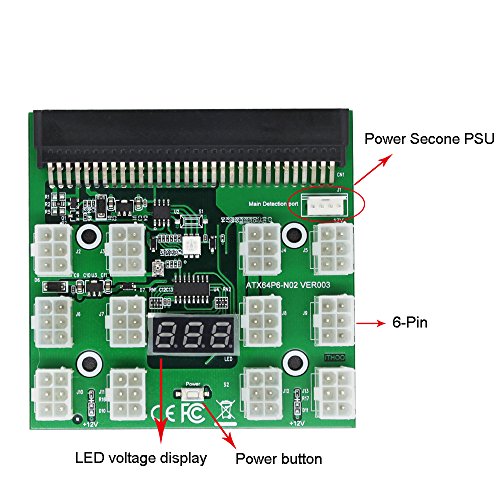 S-Union-Ethereum-ETH-ZEC-Mining-GPU-1200w750w-PSU-Breakout-Board-12V-for-DPS-1200FB-DPS-1200QB-PS-2751-5Q-HSTSN-PL12-DPS-700LB-PS-2112-5L-DPS-750RB-DL580-Series-with-Power-Button