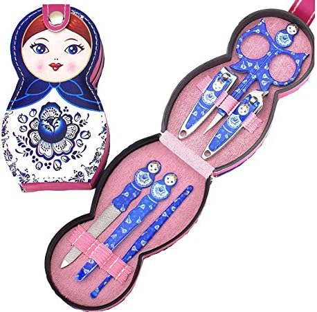 dolly2u Manicure Set Nail Clipper Set Toenail Clipper/ 6 in 1