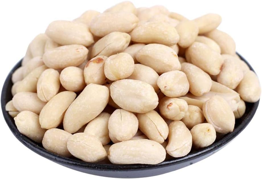 White Blanched Peanuts Whole Raw (Jugu) *Free DELIVERY* 10g - 950g (450g)