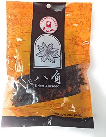 Golden Smell Star Anise Whole Chinese Star Anise Pods 3 Ounce