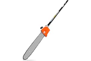 Kerlista Replacement Pole saw Attachment compatible with Weed Eater Snapper dewalt Craftsman Ryobi John Deere Worx Troy-Bilt and Homelite multi-tool Hus 28LD Power head Black