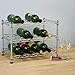 Seville Classics 12-Bottle Stackable Wine Rack, 11.5-inch by 17.5-inch by 12-inch