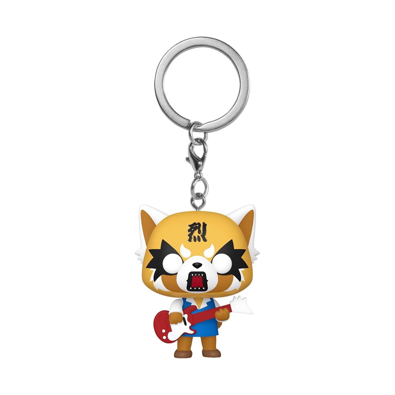 Funko Pop! Keychain: Aggretsuko - with Guitar - Novelty Keyring - Collectable Vinyl Mini Figure - Stocking Filler - Gift Idea - Official Merchandise - Anime Fans - Mini Figure