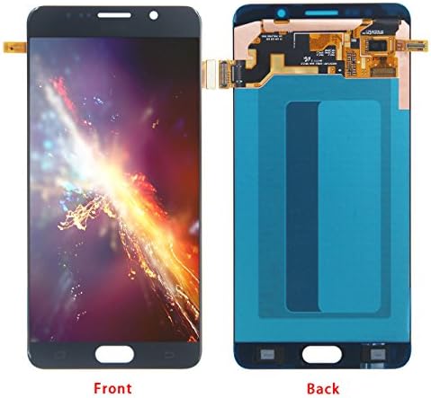 HJSDtech LCD Touch Glass Screen Display Digitizer Assembly Replacement for Samsung Galaxy Note 5 N920 N920f N920t N920a （ Black）