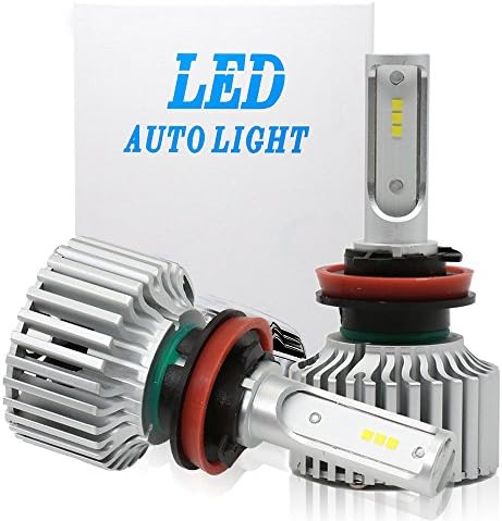 Selo H11(H8,H9) LED Headlight Bulbs Conversion Kit Selo T5 series H11 Headlight Bulb Low Beam / High Beam / Fog Light Bulbs - Extremely Bright 6xCSP LED Headlight Chips-84W 6000K Cool White