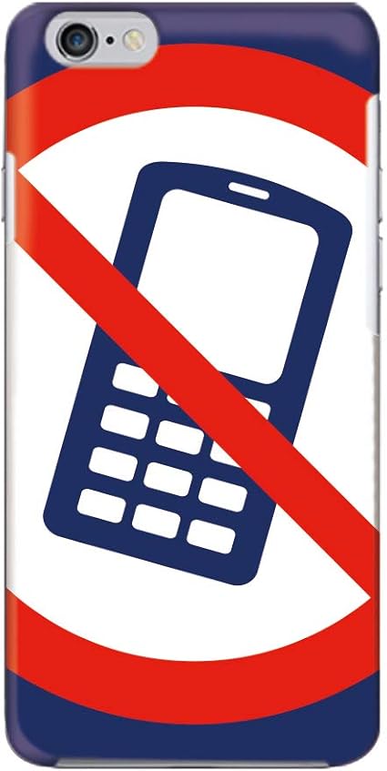 Amazon Co Jp Bodenbaum Iphone 6 ハードケース Apple アップル アイフォン シックス Docomo Au Softbank Simフリー スマホケース 電話禁止マーク Hard 37 B ブルー 家電 カメラ