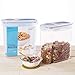Komax Biokips Cereal Containers Storage Set of 3 – Airtight Food Storage Containers – Cereal Dispenser for All Dry Foods – BPA-Free Cereal Container Set for Pantry Organization and Storage (135 oz)