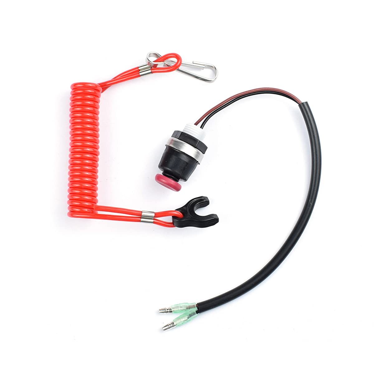 Boat Safety Kill Stop Switch Connector Lanyard Cord Compatible with