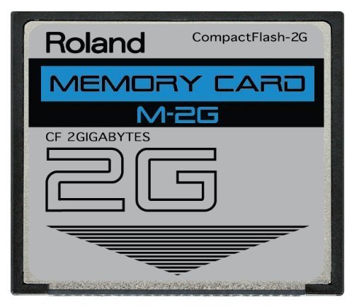2GB Roland M-2G CompactFlash CF Memory Card SP-555, V-Synth, Fantom and more.