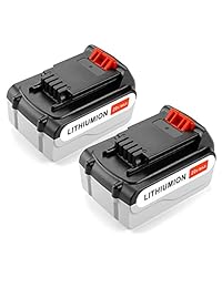 Energup - Batería de repuesto de iones de litio para Black&Decker LBXR2 (2 unidades, 20 V, 2500 mAh)