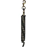Weaver Leather Poly Lead Rope, Black/Tan/Navy, 5/8 x 10'