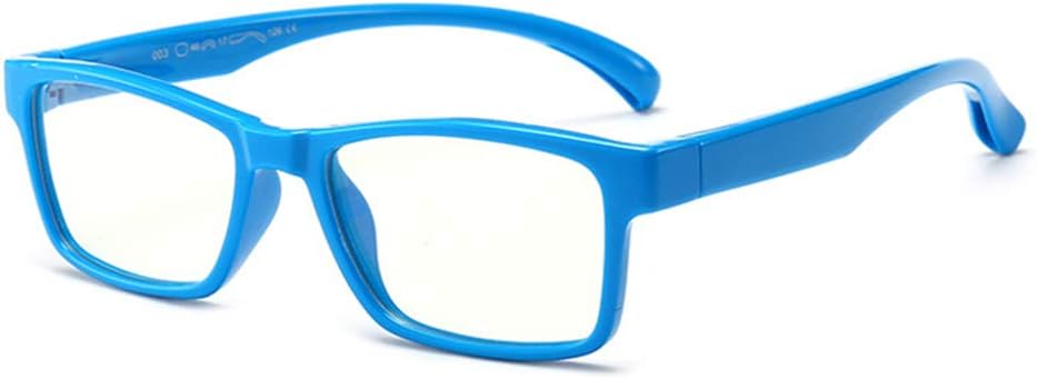 Kids Blue Light Filter Computer Glasses for Blocking UV Headache Clear Lenses Glasses Frame Eyewear suitable for 3-12 years old