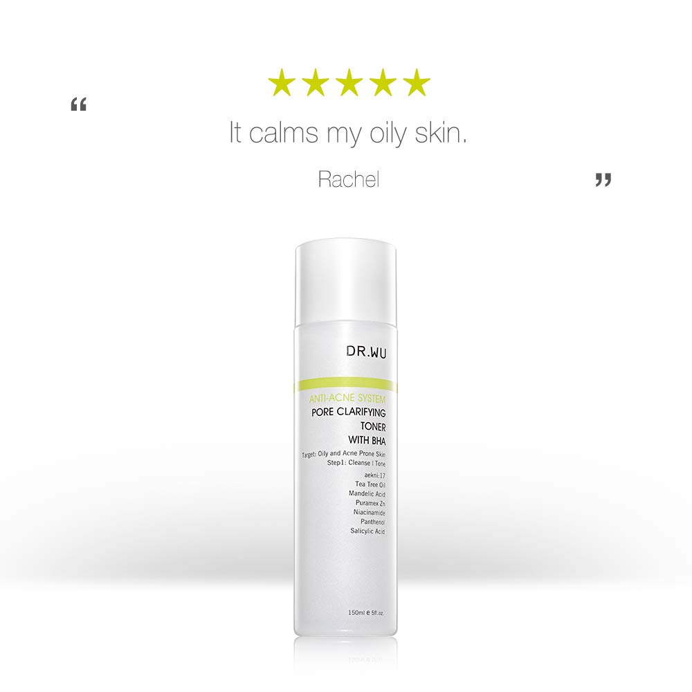 dr wu pore clarifying toner with bha