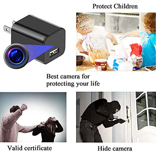 Spy Camera Charger,Hidden Camera spy,Cameras with Audio and Video,USB Charger Camera, Nanny Cam, Hidden Cam,Smart Charger,Pet Monitoring cam,Mini Security Camera for Home Surveillance Full HD (1080p)