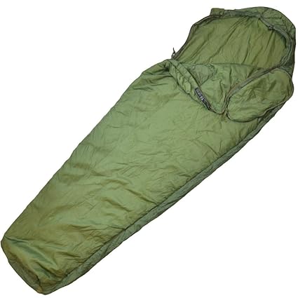 Tactical Thermolite Sleeping Bag Temperature Rated In Olive Green